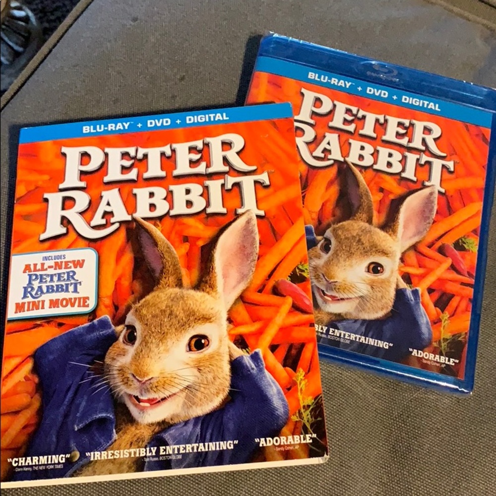 PETER RABBIT BLU-RAY & DVD & DIGITAL MOVIE